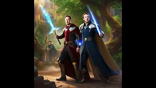 Elon Musk and Mark Zuckerberg in a wizard duel #elonmuskvsmarkzuckerberg #wizardduel #wonderapp