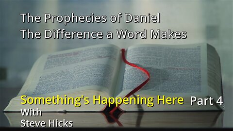 9/28/23 Out of One of What? A Daniel 8 Conflict "The Prophecies of Daniel" part 4 S3E8p4