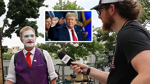 'Press finally got what they've been calling for': Clown-clad Trump supporter on shooting