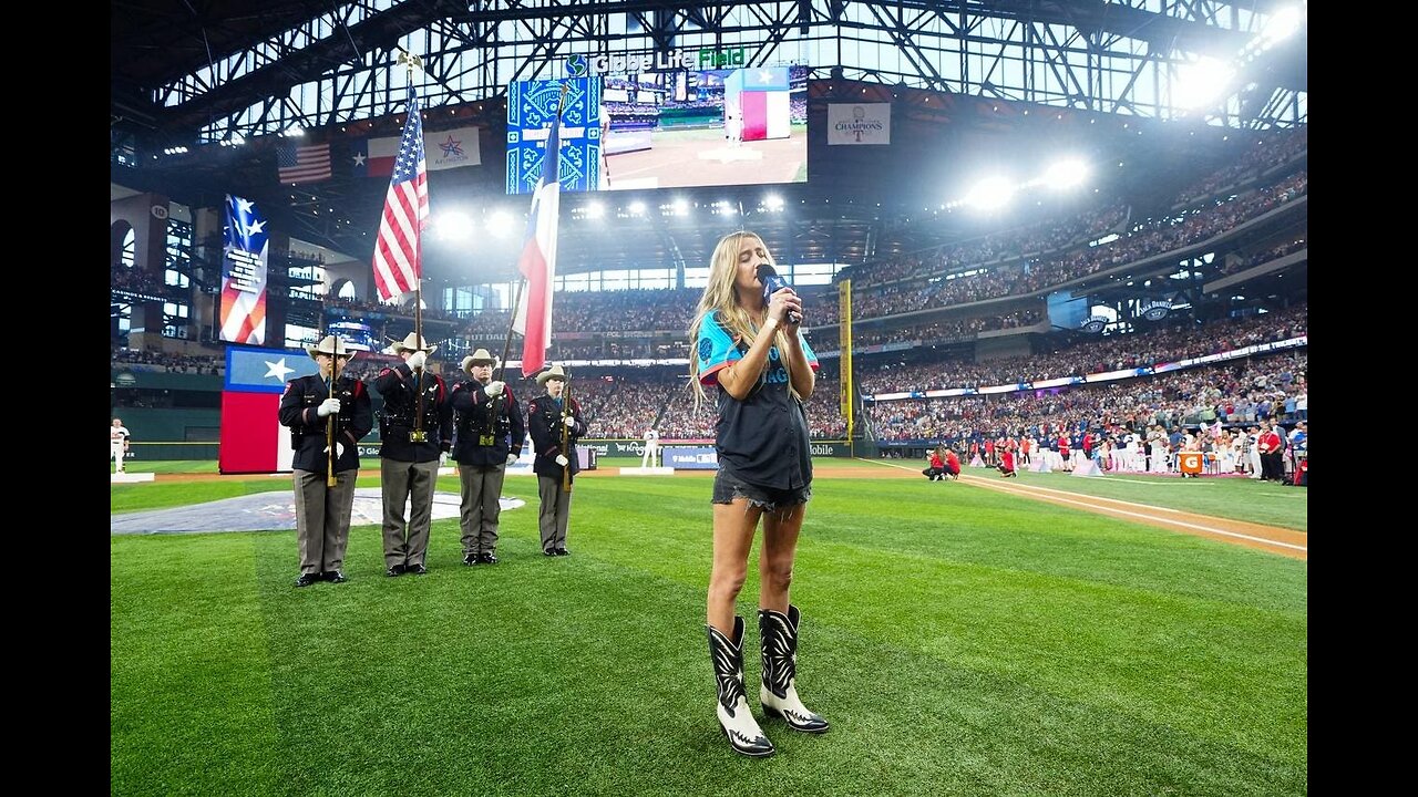 Ingrid Andress’ National Anthem Performance at 2024 Home Run Derby