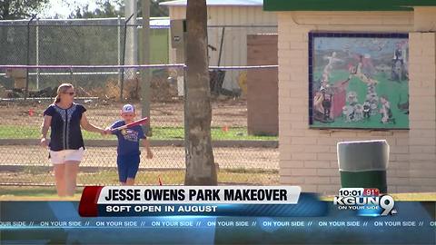 Jesse Owens park makeover nearly complete