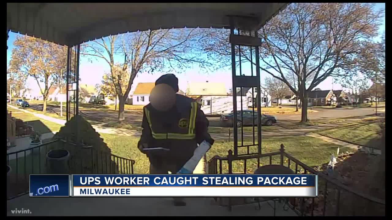 Doorbell camera shows delivery driver steal birthday gift