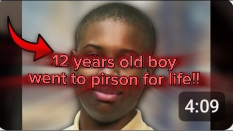 He's 12 and he killed someone