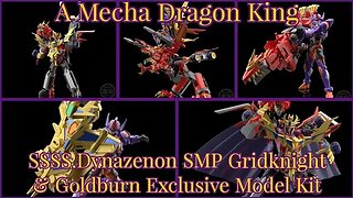 {A MECHA Dragon King} SSSS Dynazenon SMP Gridknight & Goldburn Exclusive Model Kit bandai spirits