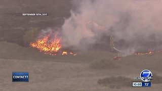 Wildfire that threatened homes near Highlands Ranch last year started by officers at shooting range
