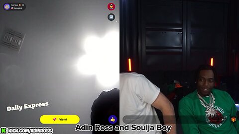 Adin Ross and Soulja Boy on Monkey App