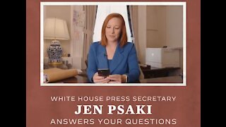 Jen Psaki Does Q&A Video, Shows How Dumb She Thinks You Are