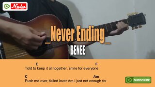 BENEE - Never Ending, Guitar Chords Lyric