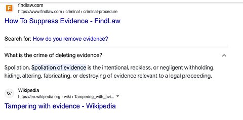 VIDEO 14 ELON MUSK DESTROYED EVIDENCE AN OFFENCE