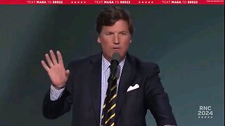 Tucker Carlson on the moment Trump was shot: "A leader is the bravest man. That's who the leader is"