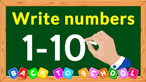 ✍️ writing counting 1 To 10