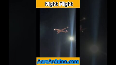 Magical #Qatar Night #Flight Takeoff #Aviation #AeroArduino