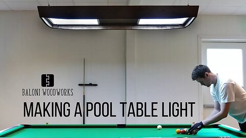 Making a Brunswick Style POOL TABLE LIGHT!