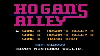Hogan's Alley (1984) Gameplay [NES Zapper] [NES]