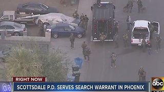 Scottsdale police serves search warrant in Phoenix