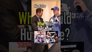 What Would HURT More?! MAYWEATHER Punch or A Slapshot? Rangers Legend Mike Richter Answers! #shorts