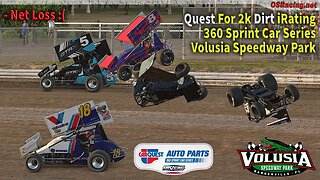 Quest for 2k iRating in the Official 360 Sprint Car Division - Volusia Speedway - iRacing Dirt