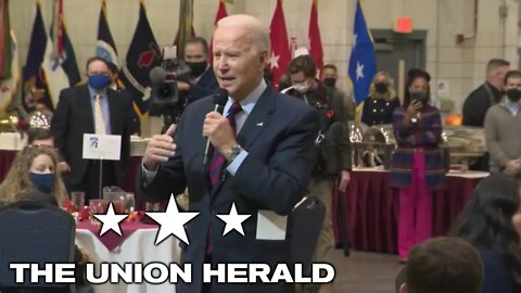 President Biden Celebrates Friendsgiving at Fort Bragg