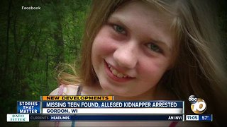 Missing teen found, alleged kidnapper arrested