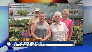 K.P. Hubers Farm in Kingsville give a Good Morning Maryland shout out
