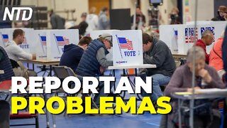 Estados reportan problemas con máquinas de votación durante elecciones | NTD Noticias