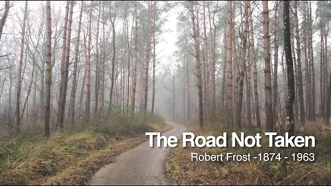 The Road Not Taken by Robert Frost (Audio reading)