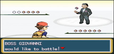 Pokemon Fire Red - Team Rocket Boss 2nd Battle: Giovanni