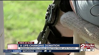 Late father gives daughter ability to walk again