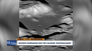 Moon's shrinking may be causing 'moonquakes'