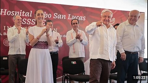 Inauguración de la Clínica Hospital ISSSTE Cabo San Lucas, desde Baja California Sur