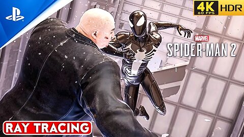 MARVEL'S SPIDER-MAN 2 Symbiote Venom Suit VS Fisk | Realistic RAY TRACING Gameplay [4K 60FPS HDR]
