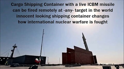 live ICBM missiles hidden in shipping containers