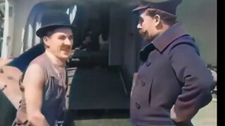 Charlie Chaplin Shanghaied 1915 [Color - 4k 60fps]- 🎥🔥Co-Star Edna Purviance [Noise Removed]