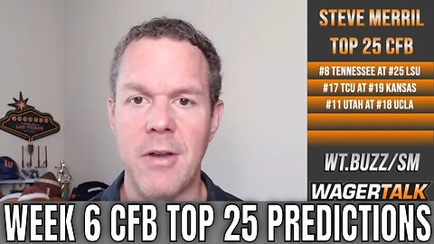 College Football Week 6 Picks and Odds | Top 25 College Football Betting Preview & Predictions