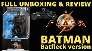 The Flash Batman (Batfleck version) - McFarlane Toys UNBOXING & REVIEW