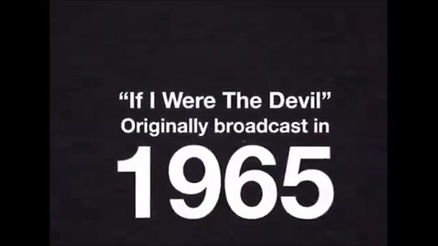 THE GREAT PAUL HARVEY 1965 - IF I WERE THE DEVIL