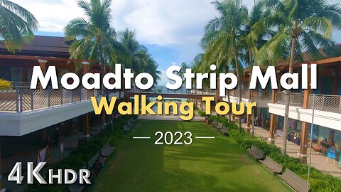 Moadto Strip Mall walking tour 4K UHD | Doljo beach PANGLAO BOHOL