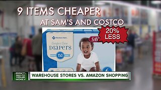 Here are the 9 things almost always cheaper at Sam's Club or Costco