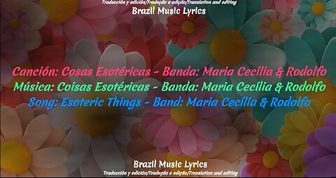 Brazilian Music: Esoteric Things - Band: Maria Cecília & Rodolfo