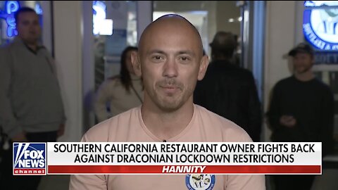 California restaurateur fights back against COVID-19 restrictions