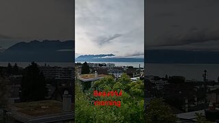 morning at Lac Léman with no rain