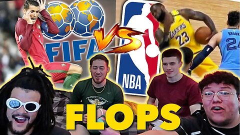 FOOTBALL vs BASKETBALL MOST DRAMATIC FLOPS REACTION