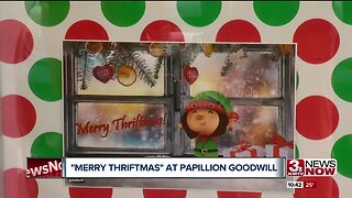 "Merry Thriftmas" at Papillion Goodwill