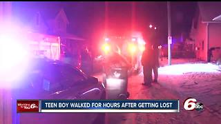 15-year-old Indy boy found safe, says he got lost while walking in frigid temperatures