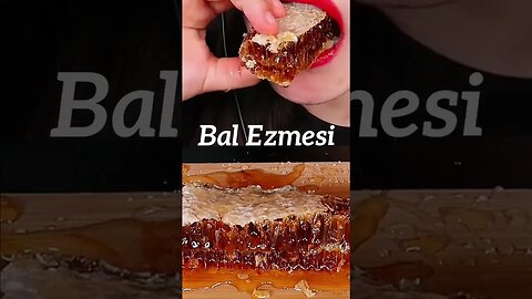 asmr türkçe - bal ezmesi. #shorts