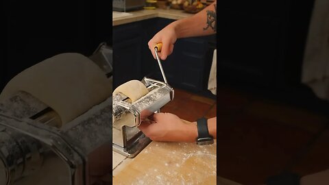How NOT to use a pasta machine…