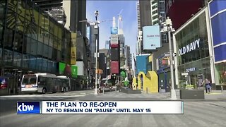 Returning to normal: New York's plan to gradually re-open