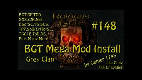 Let's Play Baldur's Gate Trilogy Mega Mod Part 148 - Grey Clan