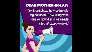 Dear mother in law [GMG Originals]