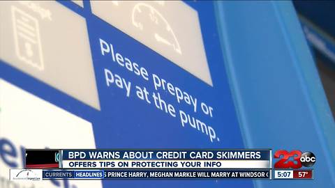 BPD warns about credit cards skimmers at the pump